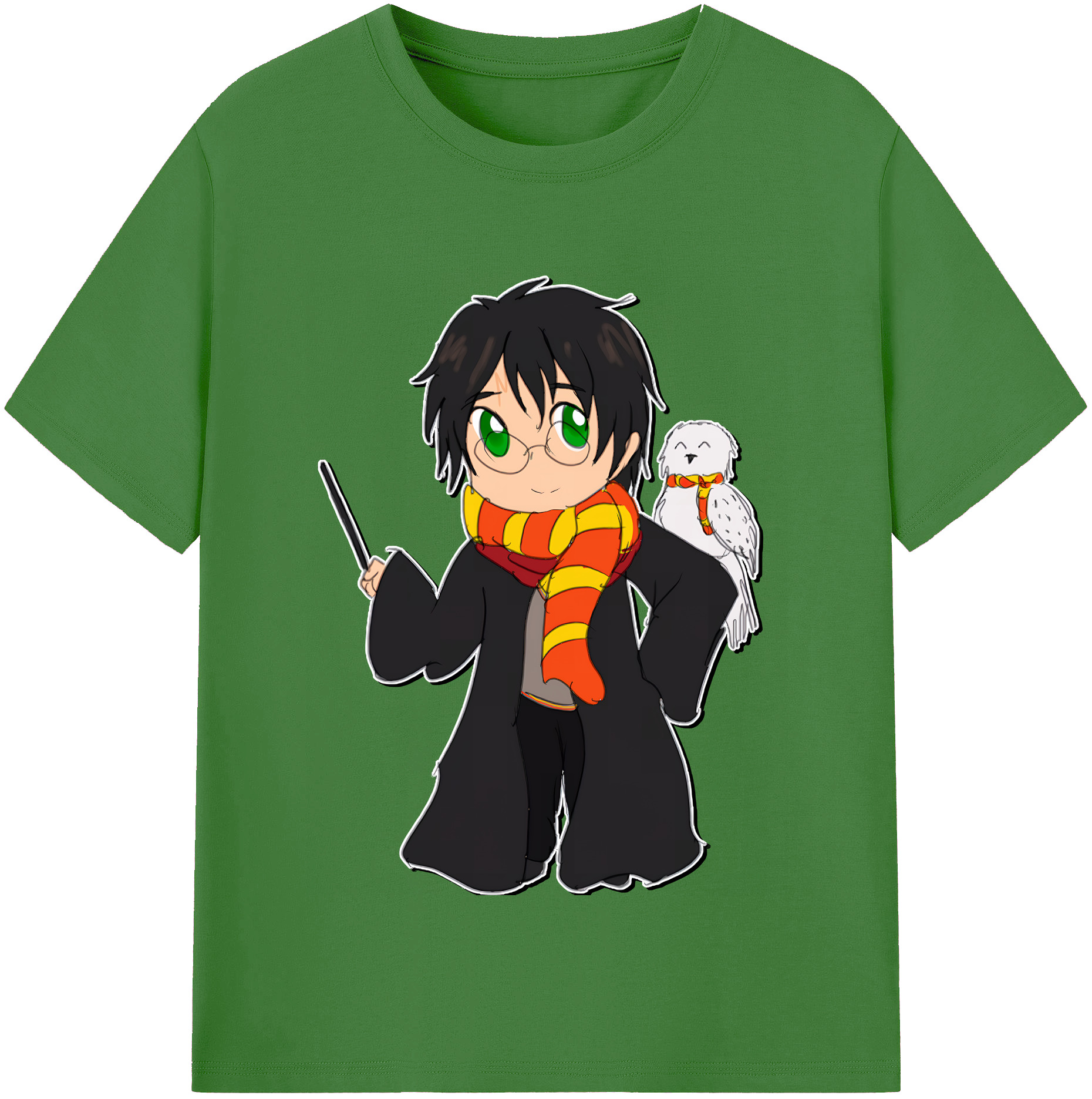 （画像用） Harry Potter ハリー・ポッターシリーズ レディースカジュアルプリントTシャツ（綿100％）